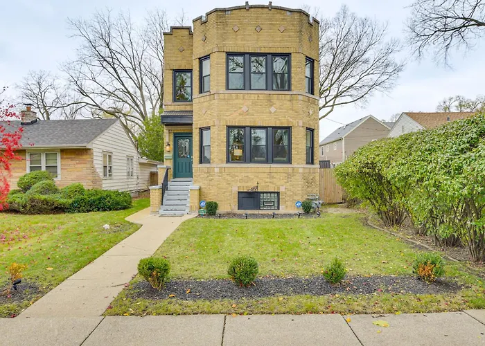 Family W/ Deck + Yard Near Northwestern Apartamento *